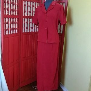 Red Sally USA Vintage Coat+Skirt combo